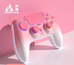 ذراع ألعاب سوداء للكمبيوتر وجهاز PS5