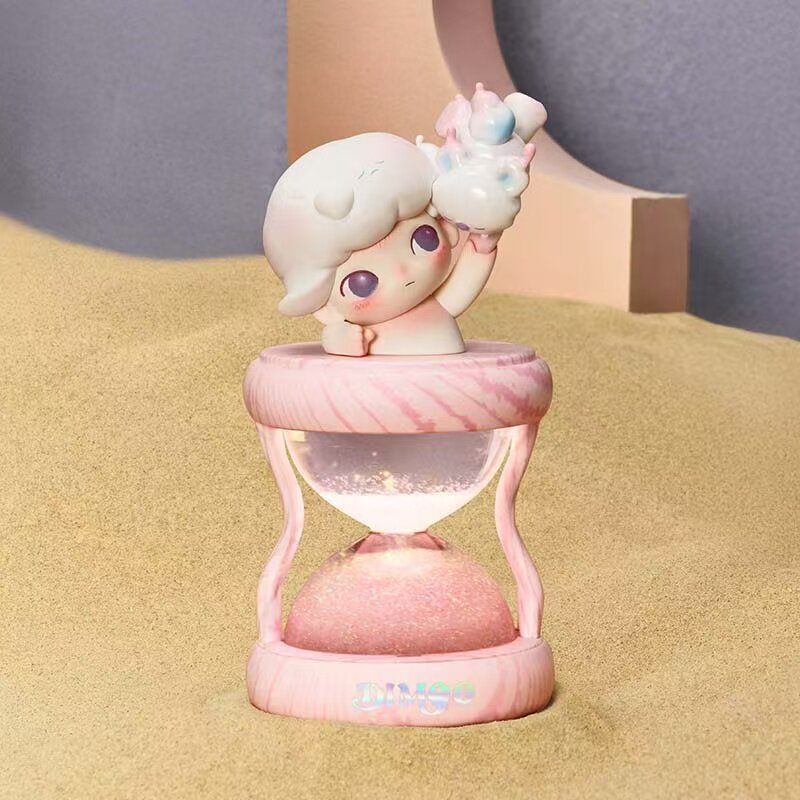 In stock POPMART POPMART DIMOO limited time series lighted hourglass crystal ball blind box peripherals