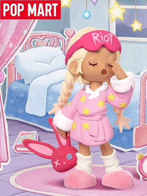 صندوق غامض أصلي من سلسلة بيتش رايوت من Pop Mart مع شخصية عشوائية داخل العلبة