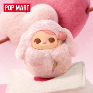 View the pink bunny character close-up in the نومي بلايند بوكس series by pop mart, featuring authentic بلايند بوكس and صندوق غامض collectibles from بوب مارت.