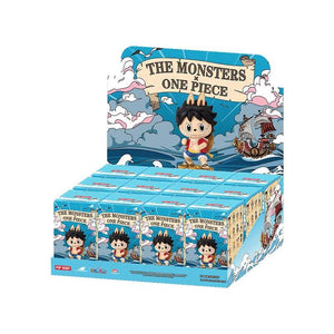 Full display set box of Pop Mart Labubu The Monsters One Piece, popular blind box KSA product | صندوق العرض المجموعي الكامل لسلسلة بوب مارت لابوبو ذا مونسترز ون بيس.