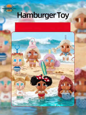 صندوق غامض Pop Mart Crybaby بطابع العطلة الصيفية بتصميم أصلي عالي الجودة