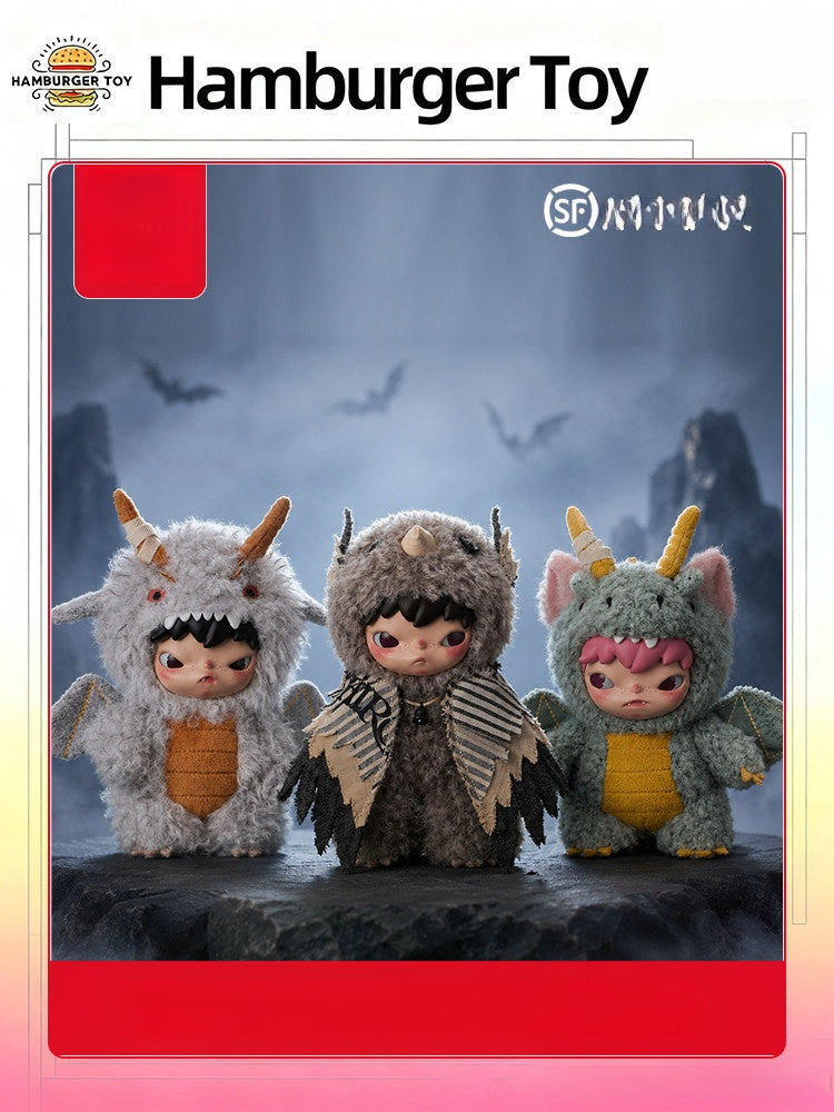 POPMART Ono Hirono Mist Man Second Generation Series Enamel Plush Figurine Pendant Blind Box