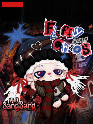 صندوق غامض يحتوي دمية قماشية من سلسلة سانغ سانغ Fluffy Chaos بتصميم Y2K أصلي