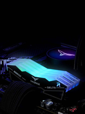 صندوق غامض من سلسلة دلتا Delta مع مجسمات TEAMGROUP أصلية وإضاءة RGB ملونة