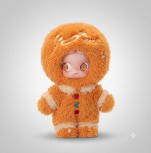 [New Zsiga Gingerbread Man] Pop Mart Sister Gazi Figurine 1-8 Movable Plush Decoration for Girls