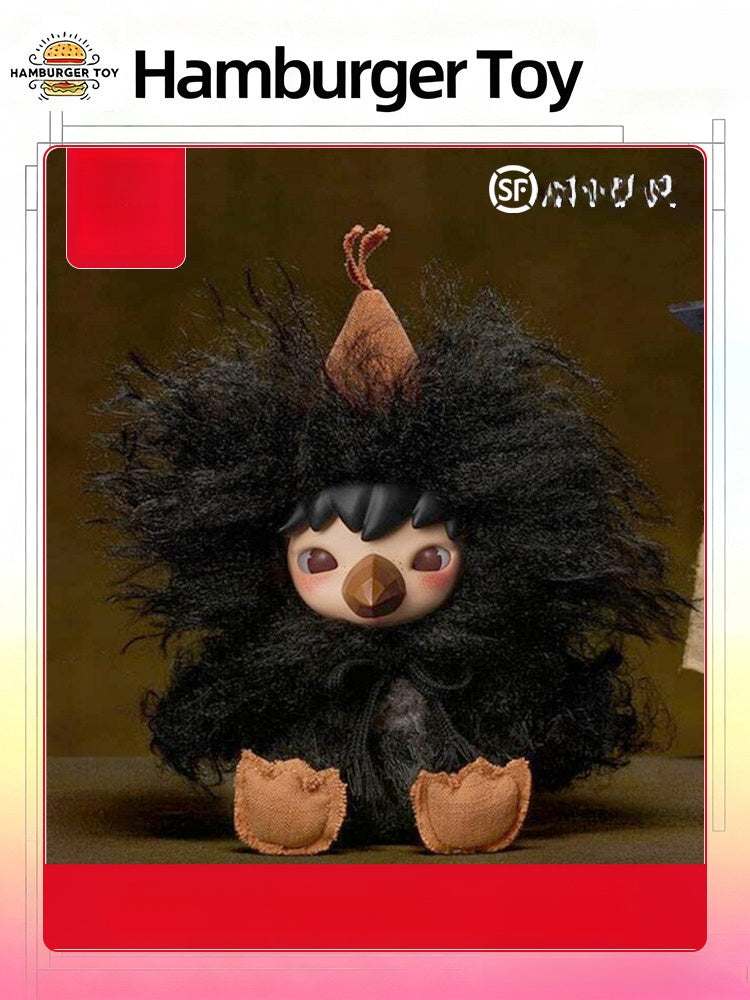 Enjoy this black fluffy figure from نومي بلايند بوكس and pop mart, part of the latest بلايند بوكس and صندوق غامض release by بوب مارت.