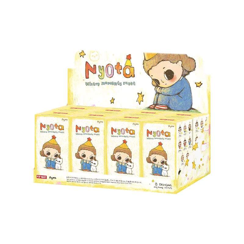 Get the full display carton of نومي بلايند بوكس items from pop mart, featuring a complete set of بلايند بوكس and صندوق غامض treasures by بوب مارت.