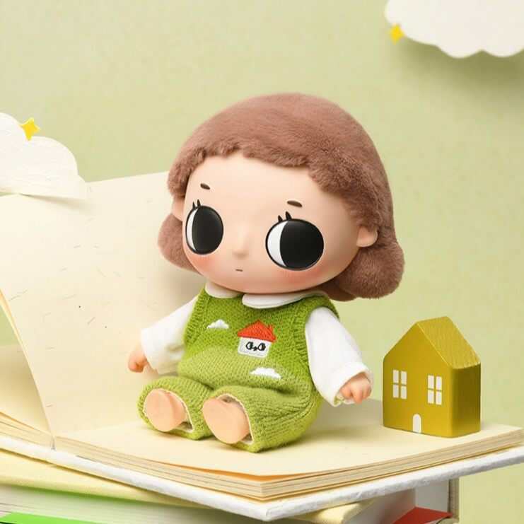 Add the green outfit scene to your نومي بلايند بوكس collection by pop mart, showcasing unique بلايند بوكس and صندوق غامض designs from بوب مارت.