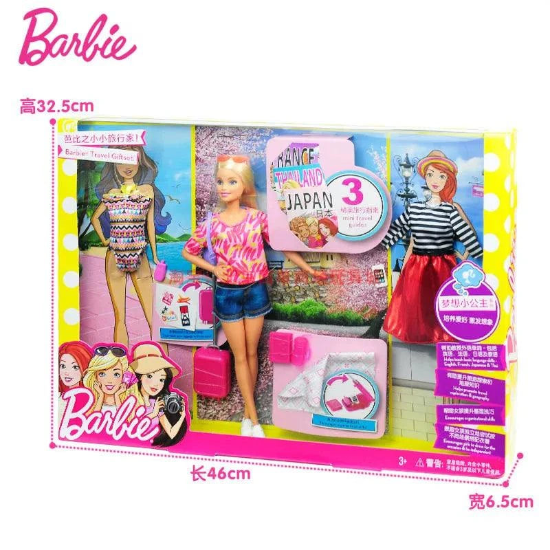 Barbie Barbie Little Traveler Girl Princess Dress Up Dress Play House Toy FFB18