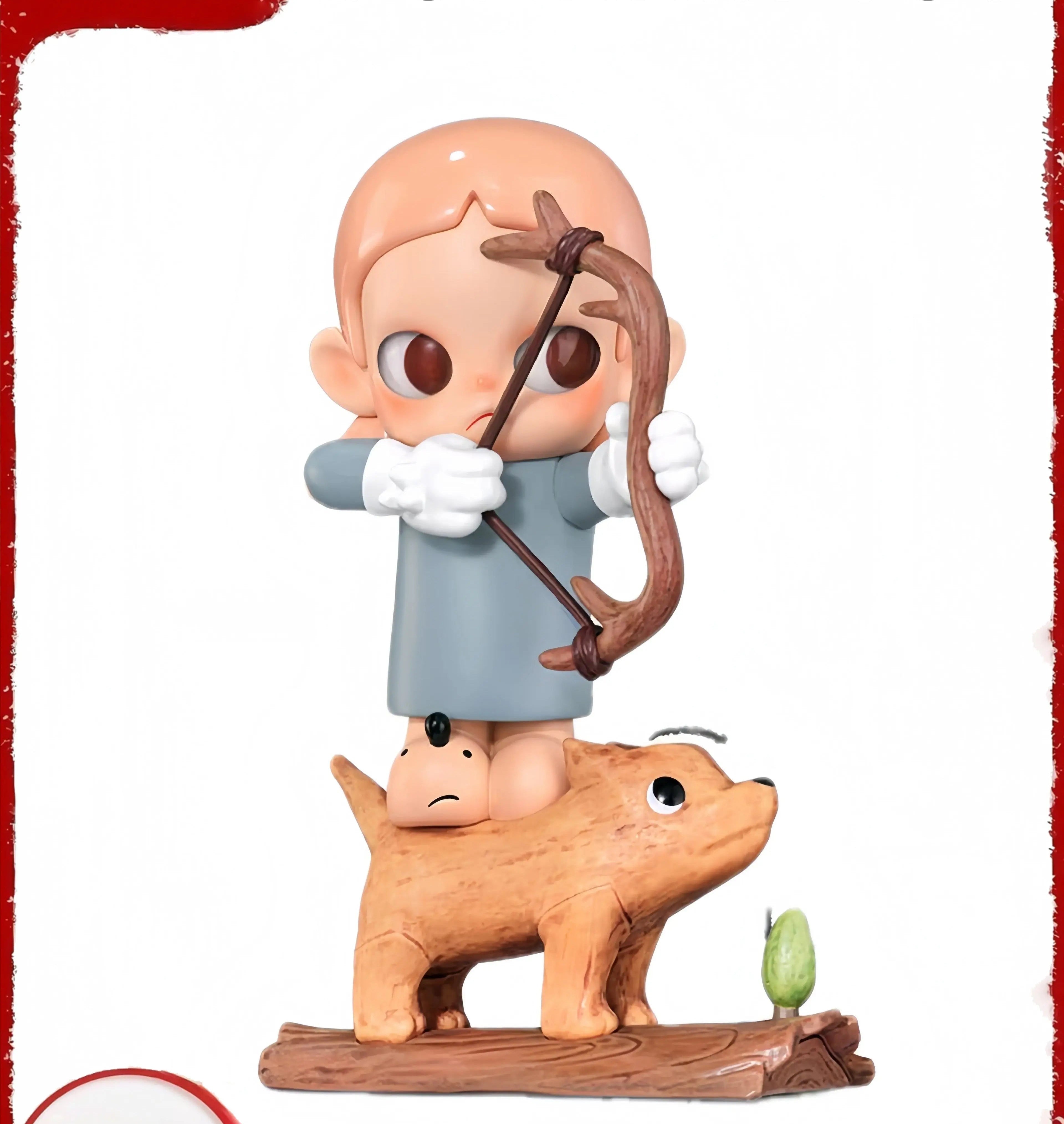 [People walking along Zsiga] Pop Mart handmade office blind box ornaments, Sister Ga Zi gives a girl's birthday