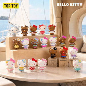 مجسم هيلو كيتي أصلي في زي سباحة من TOP TOY صندوق غامض