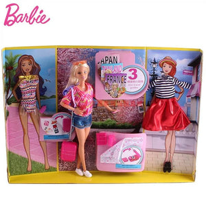 Barbie Barbie Little Traveler Girl Princess Dress Up Dress Play House Toy FFB18