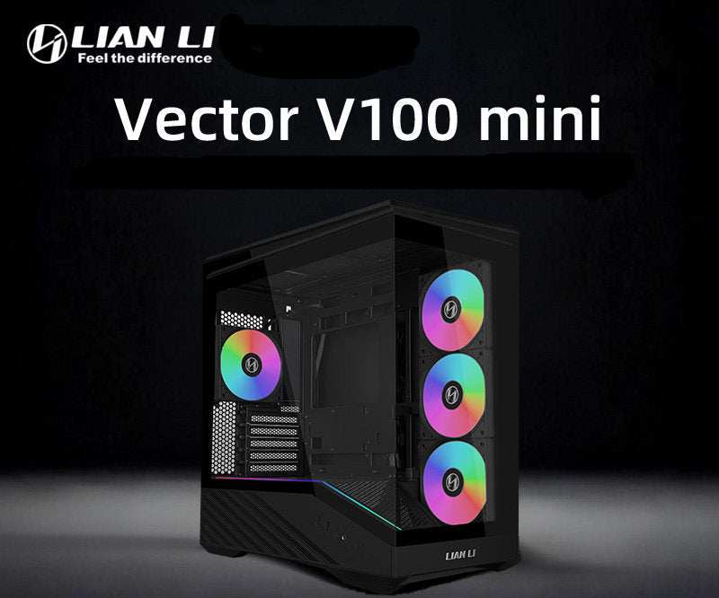 صندوق غامض من سلسلة فيكتور Vector V100 mini من LIAN LI بتصميم أنيق وإضاءة جذابة