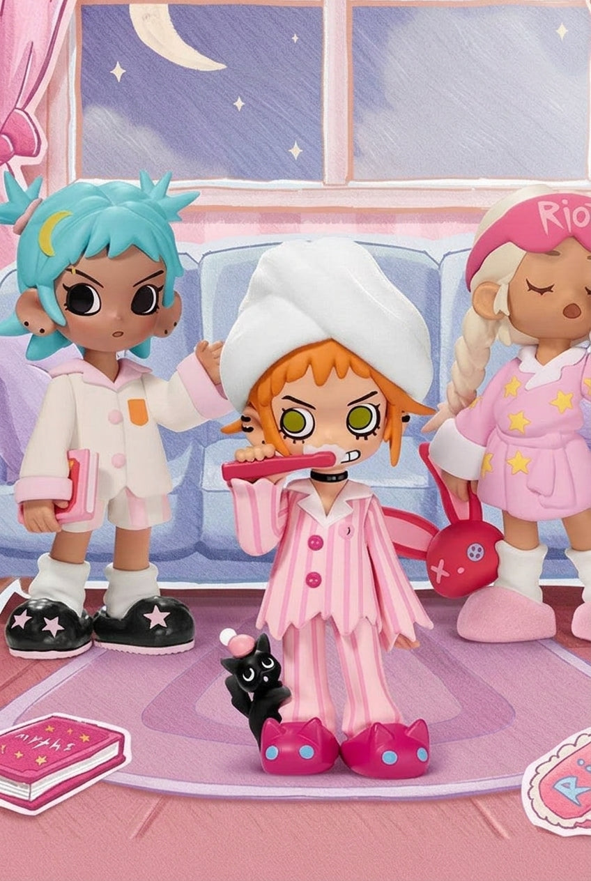 بلايند بوكس سلسلة بيتش رايوت Sleepover من بوب مارت، الصورة الثانية