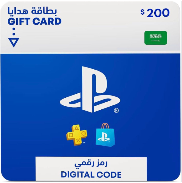 اشحن حسابك بكل سهولة مع بطاقة بلايستيشن الأصلية بقيمة 200 دولار، وتعرّف على تشكيلة بطاقات بلايستيشن المتنوعة وأفضل بطاقات بلايستيشن ستور سعودي الرقمية لتستمتع بأرقى الألعاب.