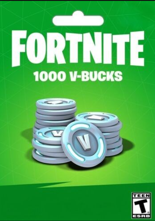 بطاقة شحن فيبوكس فورتنايت 1000 نسخة عالمية لحساب Epic Games بتسليم فوري