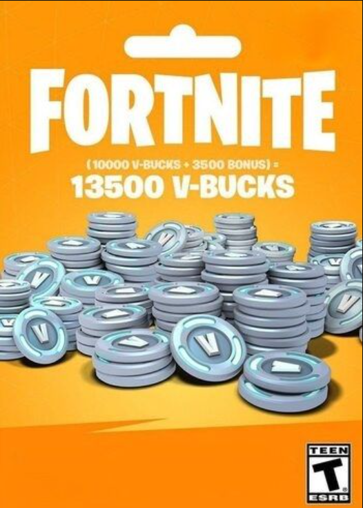 بطاقة شحن فيبوكس فورتنايت 13500 أكبر قيمة عالمية لحساب Epic Games