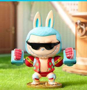 Pop Mart Labubu The Monsters One Piece Franky figure, featured item in blind box KSA anime collections | مجسم فرانكي من سلسلة بوب مارت لابوبو ذا مونسترز ون بيس.