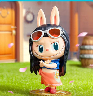 Pop Mart Labubu The Monsters One Piece Nico Robin figure, authentic Labubu One Piece blind box toy | مجسم نيكو روبين من سلسلة بوب مارت لابوبو ذا مونسترز ون بيس.