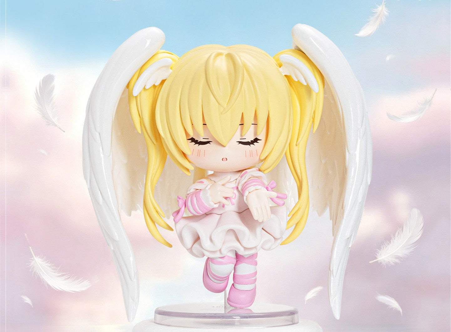 Angel Amu figure with white wings from Shugo Chara Memory of Guardians series, a featured blind box KSA collectible