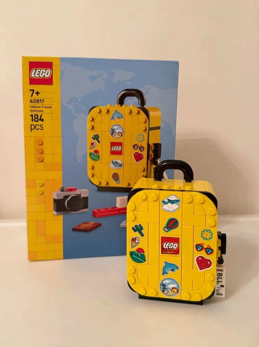 علبة بلايند بوكس حقيبة السفر الصفراء Yellow Suitcase برقم الطراز 40817